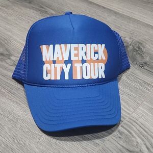 EUC Snapback "Maverick City Tour VIP" Electric Blue Trucker Hat